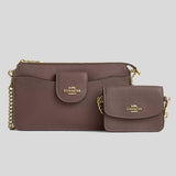 COACH Poppy Crossbody Bag Dark Stone CCK65