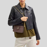 COACH Poppy Crossbody Bag Dark Stone CCK65