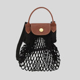 LONGCHAMP Le Pliage Filet XS Mesh Bag Black 10139HVH