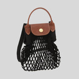 LONGCHAMP Le Pliage Filet XS Mesh Bag Black 10139HVH