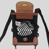 LONGCHAMP Le Pliage Filet XS Mesh Bag Black 10139HVH