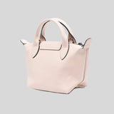 LONGCHAMP Le Pliage Extra XS Leather Handbag Nude L1500987