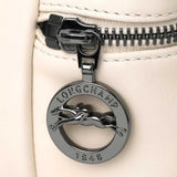 LONGCHAMP Le Pliage Extra XS Vanity Leather Handbag Ecru 10187987