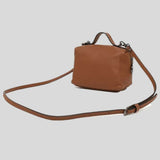 LONGCHAMP Le Pliage Extra XS Vanity Leather Handbag Cognac 10187987