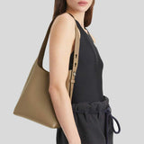 TORY BURCH Small Romy Hobo Shoulder Bag Wild Mushroom 175172