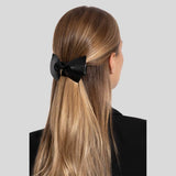 FERRAGAMO Bow Hairclip Black/Gold 786477