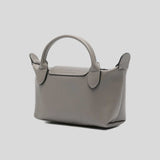 LONGCHAMP Le Pliage Extra XS Leather Pouch Crossbody Turtledove 34205987