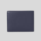FERRAGAMO Classic Men's Leather Slim Bifold Wallet Midnight 775359