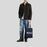 A.P.C. Laure Unisex Shopping Tote Bag Indigo COHIZ-M61445