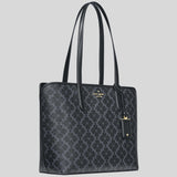 KATE SPADE Spade Flower PVC Tote Black KG086