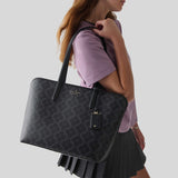 KATE SPADE Spade Flower PVC Tote Black KG086