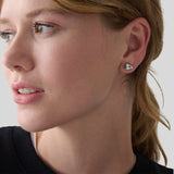 KATE SPADE Snoopy Asymmetrical Studs Silver Multi KN115