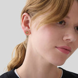 KATE SPADE Snoopy Asymmetrical Studs Silver Multi KN115