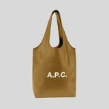 A.P.C. Ninon Small Tote Bag Olive Green PUAAT-M61861