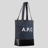 A.P.C. Axel Unisex Tote Bag Dark Navy CODDP-M61444