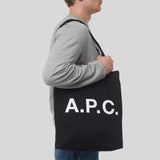 A.P.C. Lou Unisex Tote Bag Black Noir COZZS-M61442
