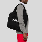 A.P.C. Ninon Canvas Tote Bag Noir Black COZZS-M61565