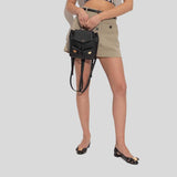 FERRAGAMO Multipocket Mini Backpack Black 785886