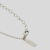 FERRAGAMO Crystals Necklace Silver Color 696655