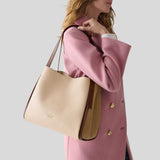 KATE SPADE Knott Colorblock Large Carryall Milk Glass Multi KM662