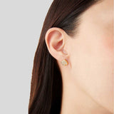 KATE SPADE Everyday Spade Pave Studs Clear/Gold O0RU3126