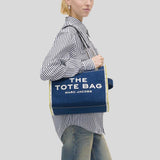 MARC JACOBS The Denim Chain Medium Tote Bag Dark Wash 2F4HTT018H05