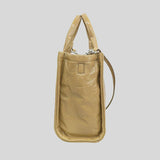 MARC JACOBS The Shiny Crinkle Small Tote Light Brown H065L01PF22