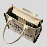 MARC JACOBS The Jacquard Large Tote Bag Warm Sand M0017048