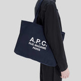 A.P.C. Diane Rue Madame Shopping Bag Dark Navy Blue PSAJS-M61938