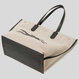 LONGCHAMP Roseau L Canvas Tote Bag Ecru 10090HSG037