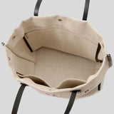 LONGCHAMP Roseau L Canvas Tote Bag Ecru 10090HSG037