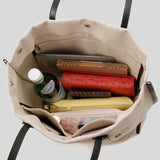 LONGCHAMP Roseau L Canvas Tote Bag Ecru 10090HSG037