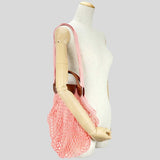 LONGCHAMP Le Pliage Filet L Mesh Bag Blush 10121HVH