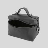 LONGCHAMP Le Pliage Extra XS Vanity Leather Handbag Black 10187987