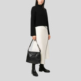 LONGCHAMP Le Pliage Extra M Leather Hobo Black 10189987