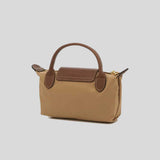 LONGCHAMP Le Pliage Original Pouch With Handle Camel 34175089