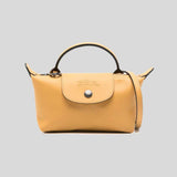 LONGCHAMP Le Pliage Extra XS Leather Pouch Crossbody Honey 34205987