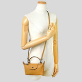 LONGCHAMP Le Pliage Extra XS Leather Pouch Crossbody Honey 34205987
