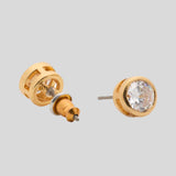 KATE SPADE Sparkling Stone Bezel Studs Clear/Gold KM166