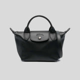 LONGCHAMP Le Pliage Extra XS Leather Handbag Black L1500987