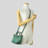 LONGCHAMP Le Pliage Extra XS Leather Handbag Sage Green L1500987