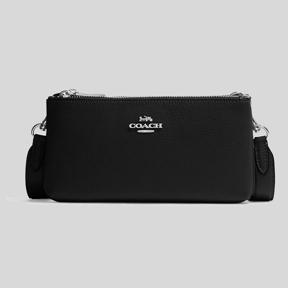 Coach Double Zip Crossbody Bag Black CJ789 LussoCitta