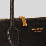 KATE SPADE Bleecker Large Zip-top Tote Black KC923