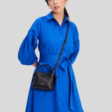 KATE SPADE Knott Mini Crossbody Tote Black KD067