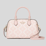KATE SPADE Signature Spade Flower Duffle Crossbody Bag Rose Smoke KG483
