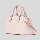 KATE SPADE Signature Spade Flower Duffle Crossbody Bag Rose Smoke KG483