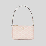 KATE SPADE Spade Flower Convertible Wristlet Rose Smoke KI378