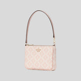 KATE SPADE Spade Flower Convertible Wristlet Rose Smoke KI378