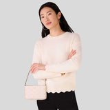 KATE SPADE Spade Flower Convertible Wristlet Rose Smoke KI378