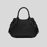 KATE SPADE Dumpling Pebbled Leather Mini Triple Compartment Satchel Black KI859